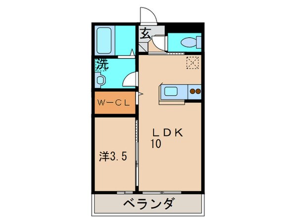 Ｇ．シュヴァリエの物件間取画像